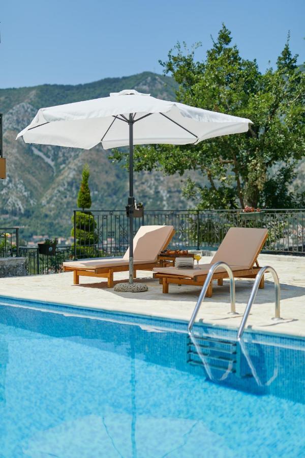 Our Sunset Apartments With Pool And Sea View Kotor Exteriör bild